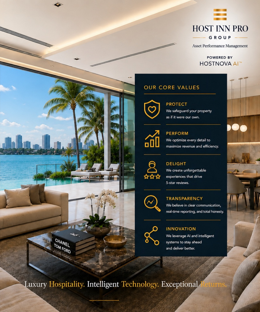 Luxury waterfront residence managed by Host Inn Pro Group